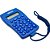 Calculadora de bolso 8 dig. azul c/cordao e bateria - leonora (unidade) - Imagem 2