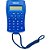 Calculadora de bolso 8 dig. azul c/cordao e bateria - leonora (unidade) - Imagem 1