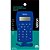 Calculadora de bolso 8 dig. azul c/cordao e bateria - leonora (unidade) - Imagem 3