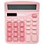 Calculadora de mesa 12 dig. rosa neo solar - leonora (unidade) - Imagem 1