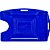 Protetor para cracha rigido azul royal 54x86mm - mares (pct.c/10) - Imagem 1