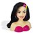 Boneca barbie styling totally hair pk - pupee brinquedos (unidade) - Imagem 1