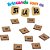 Brinquedo pedagogico madeira brincando com as silabas 130pc - aquarela brinquedos (unidade) - Imagem 2