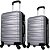 Mala de viagem abs 360° c/2 pecas prata - yins (kit.c/02) - Imagem 1
