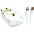Carregador celular de parede turbo pd usb-c+cabo light 6.0a - flex (unidade) - Imagem 1