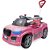 Veiculo para bebe bm car rosa 30kg c/som - maral (unidade) - Imagem 1