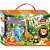 Livro brinquedo ilustrado animais 6livros+1quebra cabeca - magic kids (maleta) - Imagem 1