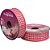 Fita de cetim 22mmx10m. xadrez vermelho - fitas progresso (unidade) - Imagem 1