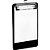 Prancheta plastica a6 preta slip c/50 folhas - acrimet (unidade) - Imagem 1