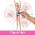 Barbie profissoes barbie loira conj. de ginasta - mattel (unidade) - Imagem 3