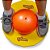 Jump ball pogobol amarelo/laranja - estrela (unidade) - Imagem 3