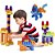 Brinquedo para montar sacola blocolandia 100 pcs - dismat (unidade) - Imagem 3