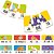 Quebra-cabeca madeira brincando com silabas 24pcs - brinc. de crianca (unidade) - Imagem 2