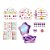 Maquiagem e beleza infantil fashion unha mania maleta 14pc - dm toys (kit) - Imagem 3