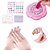 Maquiagem e beleza infantil fashion unha mania adesivo 81p - dm toys (kit) - Imagem 3