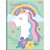 Caderno brochura 1/4 capa dura unicornio 80fls. - foroni (pct.c/10) - Imagem 1