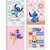 Caderno 10x1 capa dura stitch 160fls. - foroni (pct.c/04) - Imagem 1
