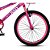 Bicicleta aro 20 jully rosa neon c/cesti - colli bike (unidade) - Imagem 3