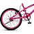 Bicicleta aro 20 jully rosa neon c/cesti - colli bike (unidade) - Imagem 2