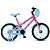 Bicicleta infantil aro 16 aurora fest rosa neon - colli bike (unidade) - Imagem 1