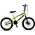 Bicicleta aro 20 skill boy amarelo neon - colli bike (unidade) - Imagem 1