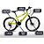 Bicicleta aro 26 monaco amarelo neon - colli bike (unidade) - Imagem 4