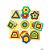 Brinquedo pedagogico madeira encaixe divertido formas/cores - toy mix (unidade) - Imagem 1