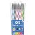 Caneta gel cis spiro 0,7mm 8 cores - sertic (estojo) - Imagem 1
