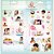 Adesivos decorados jolie 2fls 100x208mm - tilibra (pct.c/10) - Imagem 1
