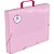 Maleta plastica com alca breeze rosa oficio 40mm - dac (unidade) - Imagem 1