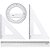 Conjunto para desenho max premium geometrico 4pcs - maxcril (blister) - Imagem 1