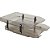Caixa correspondencia dupla slim movel fume selada - maxcril (unidade) - Imagem 1