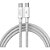 Cabo usb tipo- c 3.0a 1m. branco - bright (unidade) - Imagem 1