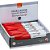 Pincel quadro branco recarregavel vermelho - brw (cx.c/12) - Imagem 1