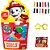 Massa para modelar criativa p. canina marshall 120g 12core - magic kids (unidade) - Imagem 1