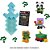 Boneco e personagem minecraft vanilla mining 3,8(s - mattel (unidade) - Imagem 4