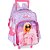 Mochila infantil com rodinha barbie g violeta c/alca - luxcel (unidade) - Imagem 1