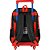 Mochila infantil com rodinha avengers g vermelha c/alca - luxcel (unidade) - Imagem 3