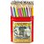 Lapis preto redondo ecolapis 2001 neon lata - faber-castell (dp.c/160) - Imagem 1