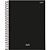 Caderno 01x1 capa dura stiff slim 80fls. preto - jandaia (pct.c/04) - Imagem 1