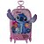 Mochila infantil com rodinha stitch rosa - maxtoy (unidade) - Imagem 3