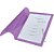 Pasta grampo trilho plastica oficio lilas - dac (pct.c/10) - Imagem 2