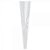 Botao cone incolor 12x3x50cm - xingo embalagens (pct.c/100) - Imagem 1