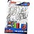 Brinquedo para colorir kit pintura avengers 26x19 20p - v.m.p. (unidade) - Imagem 1
