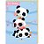 Bloco de recado autoadesivo tili notes panda kit 8x30fls - tilibra (blister) - Imagem 1