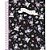 Caderno 01x1 capa dura kuromi 80 fls - jandaia (pct.c/04) - Imagem 1