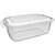 Pote plastico retangular alto pp 868ml. - nitron (unidade) - Imagem 1