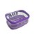 Estojo box big ultra clear lilas - obi do brasil (unidade) - Imagem 1