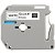 Fita para rotulador eletronico 12mmx8mts m-k231 preto/branco - masterprint (unidade) - Imagem 1