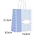 Sacola para presente decorada baby azul p 16,4x21x8,5cm - scrity (pct.c/10) - Imagem 1